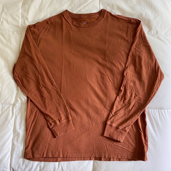 Men's 100% Cotton Long Sleeve Shirt, Size Large - Picture 3 of 5